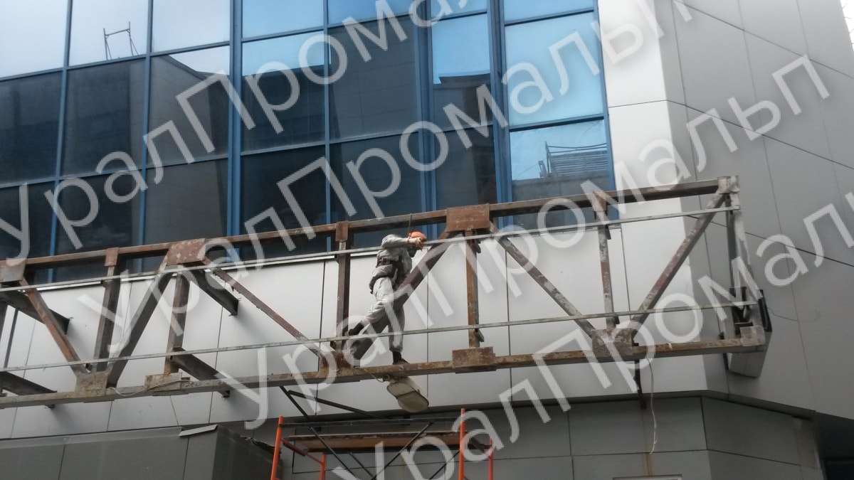 Локальный ремонт фасадной поверхности